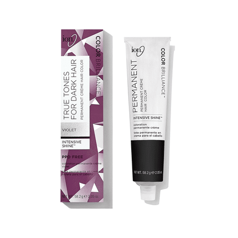 ion True Tones for Dark Hair Permanent Crème Hair Color - Violet