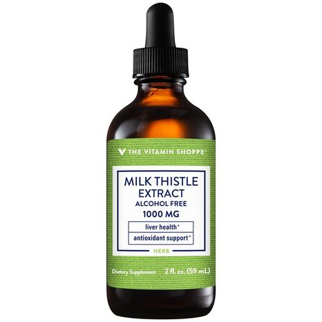 The Vitamin Shoppe Organic Alcohol Free Milk Thistle Extract - 1,000 MG (2 Fluid Ounces)
