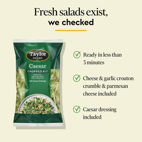 Taylor Farms Caesar Chopped Salad Kit