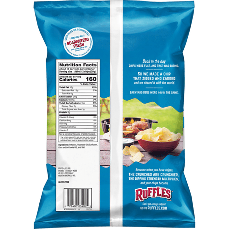 Ruffles Original Potato Chips, Party Size