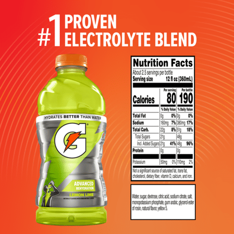 Gatorade Thirst Quencher Lemon Lime Sports Drink