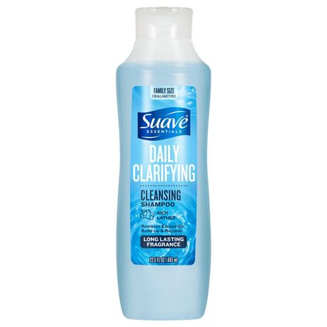 Suave Essentials Daily Clarifying Cleansing Shampoo Family Size