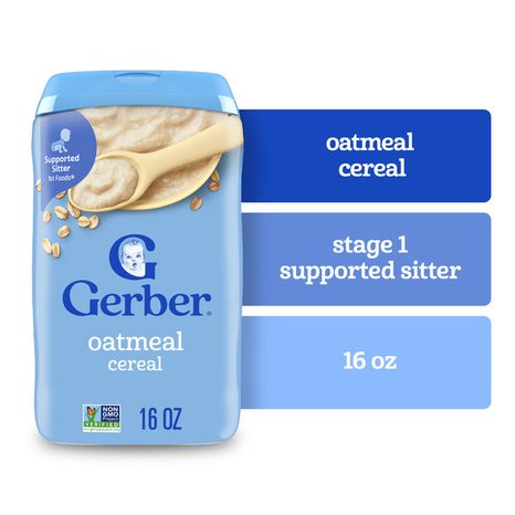 Gerber Oatmeal Single Grain Cereal