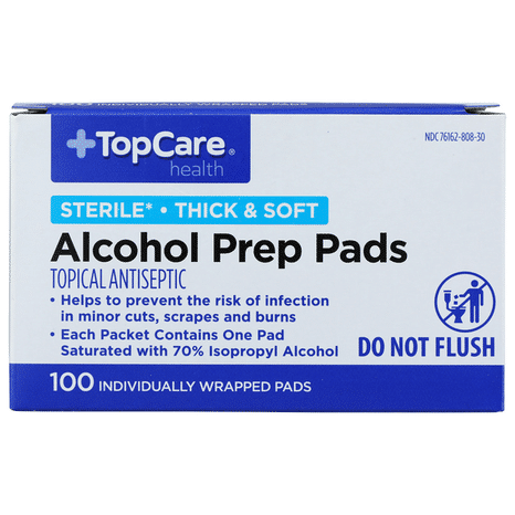 TopCare Alcohol Prep Pads