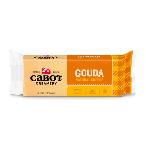 Cabot Gouda Cheese Block, 8 oz