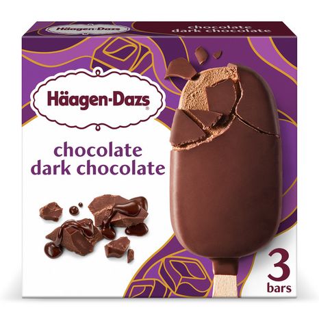 Haagen-Dazs Chocolate Dark Chocolate Ice Cream Bars