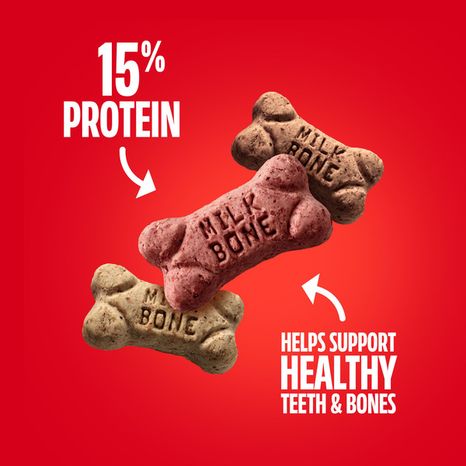 Milk-Bone Flavor Snacks Mini Dog Biscuits, Flavored Crunchy Dog Treats