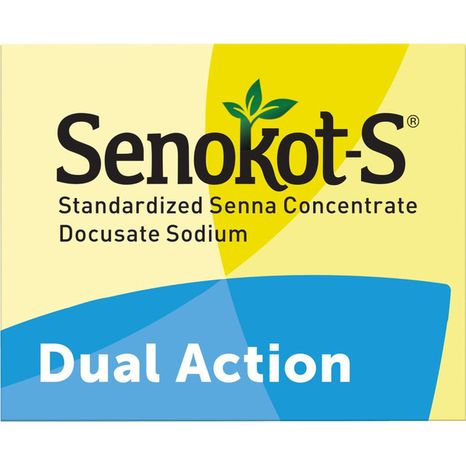 Senokot Dual Action Natural Vegetable Laxative Ingredient Plus Stool Softener Tablets