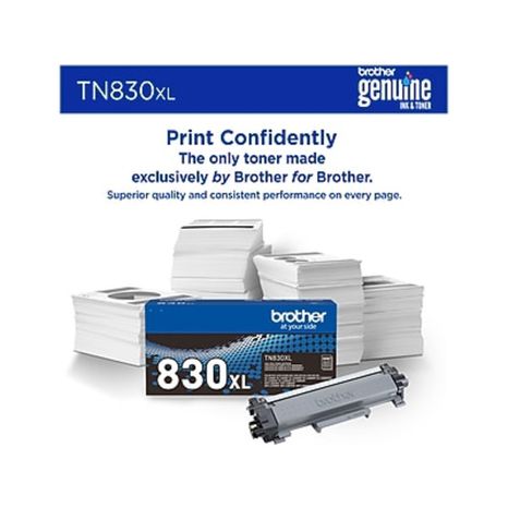 Brother High-Yield Black Toner Cartridge (TN830XL)