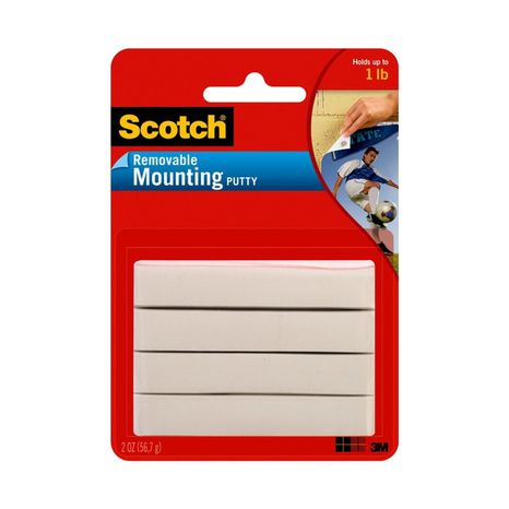 Scotch Mounting Putty, Removable