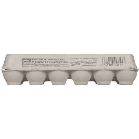 Essential Everyday Eggs, White, Large