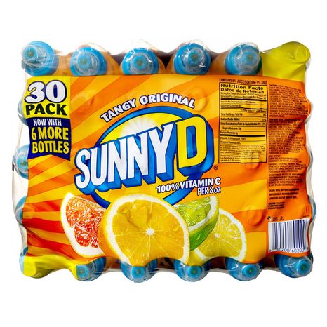 SunnyD Citrus Punch, Tangy Original, 30 Pack