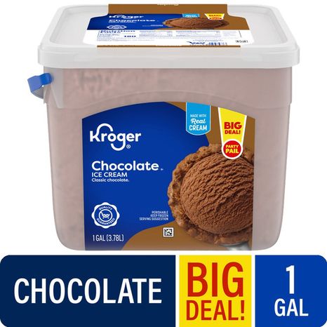 Kroger Chocolate Deluxe Ice Cream