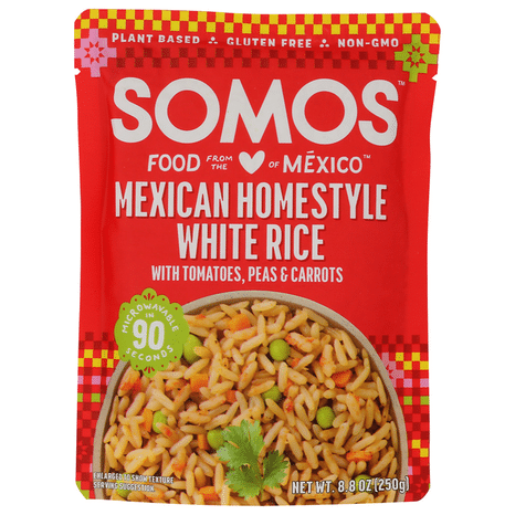 Somos Mexican Homestyle White Rice 6/8.