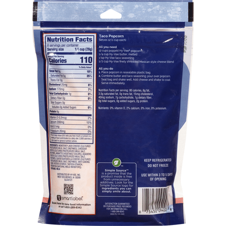 Hy-Vee Cheese, Mexican Style, Finely Shredded