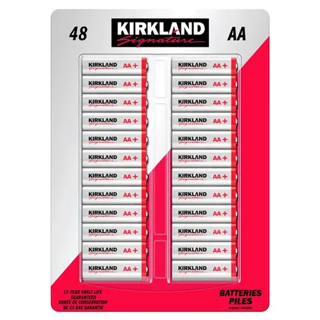 Kirkland Signature Alkaline AA Plus Batteries