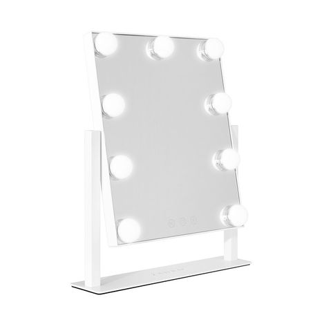 The Container Store 9-Bulb Hollywood Mirror - White
