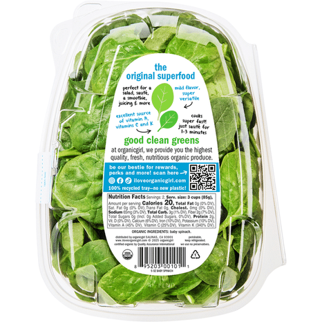 Organic Girl Baby Spinach
