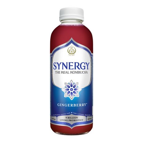 Synergy The Real Kombucha Gingerberry