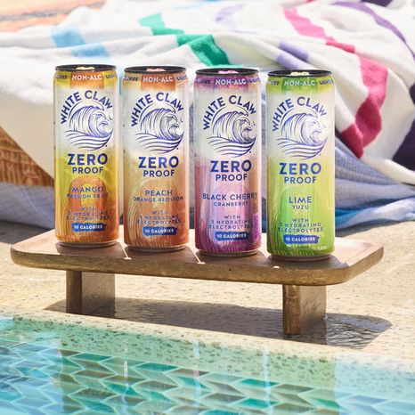 White Claw Zero Proof Variety Pack, 12 Pack, 12 fl oz Cans