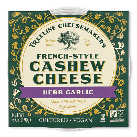 Treeline Herb Garlic, Vegan, French-Style Cashew Cheese