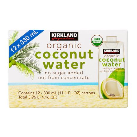 Kirkland Signature Organic No Sugar Coconut Water