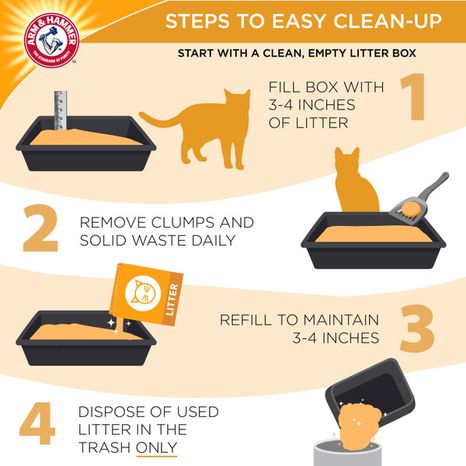 Arm & Hammer Multi-Cat Superior Odor Control Unscented Clumping Cat Litter