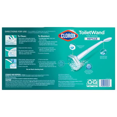 Clorox ToiletWand™ Disposable Toilet Cleaning System, 1 Handle & 36 Refill Heads