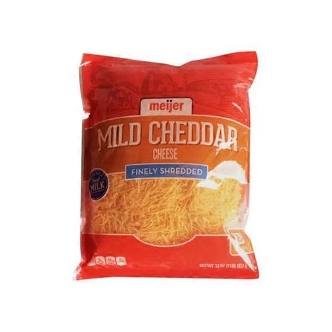 Meijer Mild Cheddar Finely Shredded Cheese