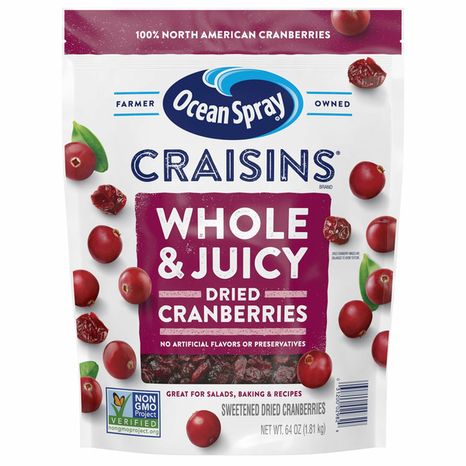 Ocean Spray Craisins Whole & Juicy Dried Cranberries