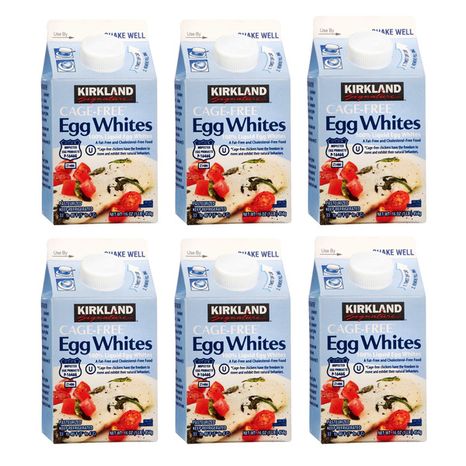 Kirkland Signature Cage Free Egg Whites 6/16 oz