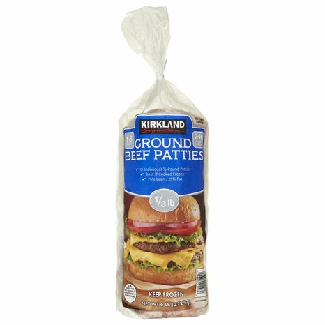Kirkland Signature Ground Beef Patties