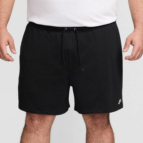 Nike Men's Club French Terry Flow Shorts, Large - Black
