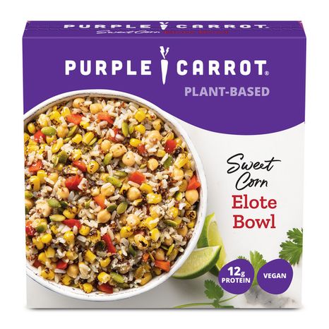 Purple Carrot Vegan Sweet Corn Elote Bowl Frozen Meal
