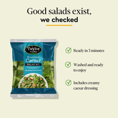 Taylor Farms Everyday Caesar Salad Kit - 8.87 OZ