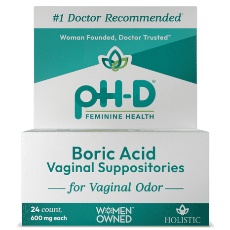 pH-D Feminine Health Boric Acid Vaginal Suppositories