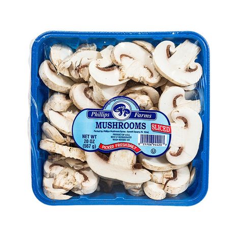 PD6 White Sliced Mushrooms