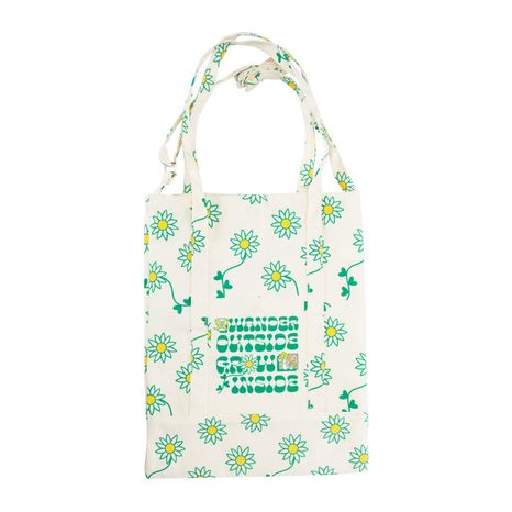 5B Style Printed Canvas Tote Bag, 13 x 17 Inch