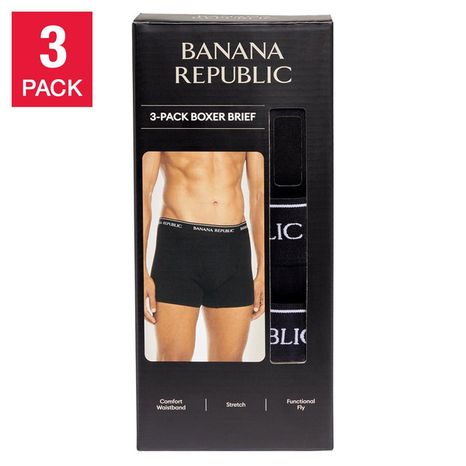 Banana Republic Men's Boxer Briefs, Medium
