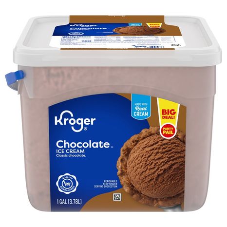 Kroger Chocolate Deluxe Ice Cream