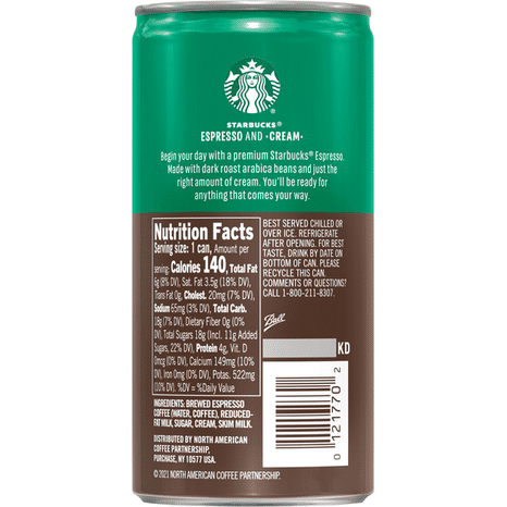 Starbucks Ready to Drink Coffee, Espresso & Cream