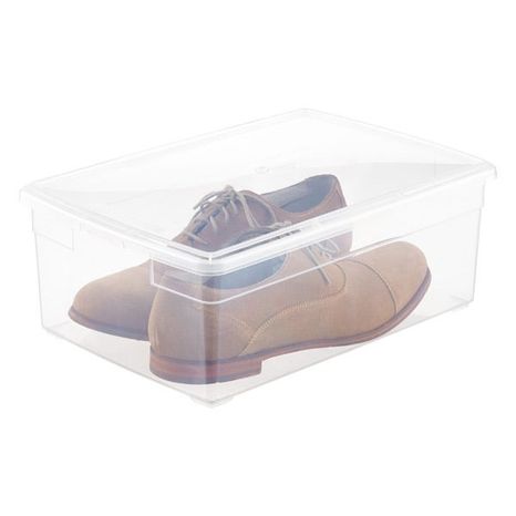 The Container Store Our Large Shoe Box 14-3/4" x 10-1/8" x 5-5/8" h