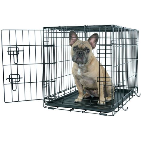 Play On One Handle Single Door Dog Crate
