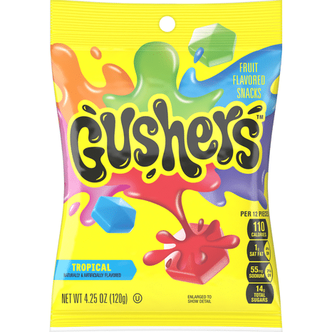Gushers Tropical Fruit Flavored Snacks