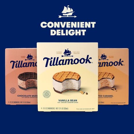 Tillamook Salted Caramel Ice Cream Sandwiches