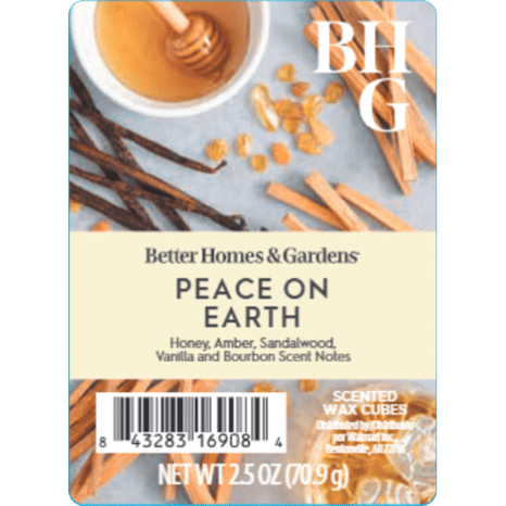 Better Homes & Gardens Scented Wax Cubes Peace On Earth