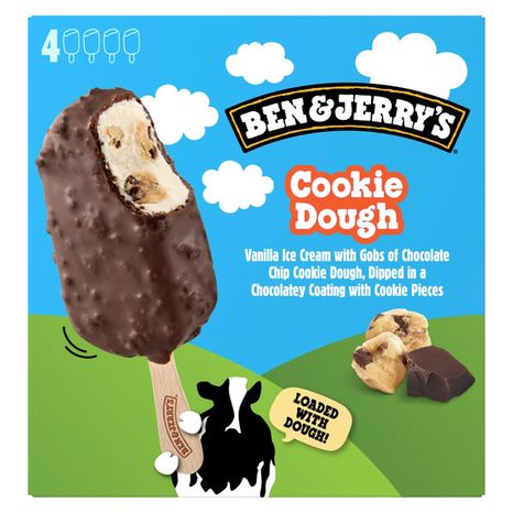 Ben & Jerry's Cookie Dough Ice Cream Bars