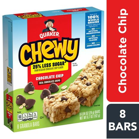 Quaker Granola Bars, Chocolate Chip