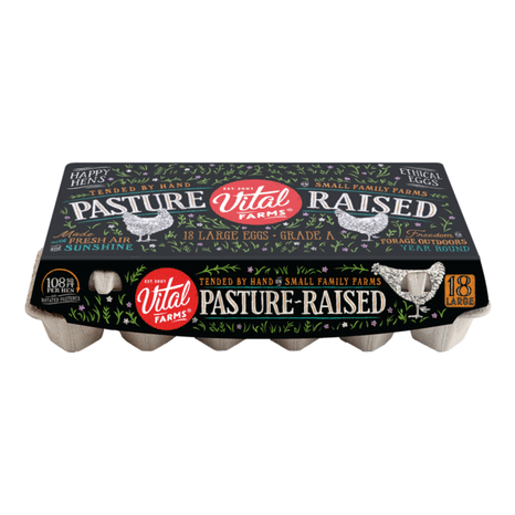 Vital Farms 18 ct Pasture Raised Large Grade A Eggs