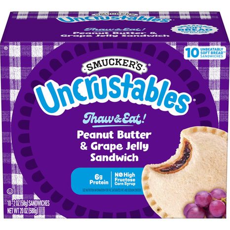 Smucker's Uncrustables Peanut Butter & Grape Jelly Sandwich